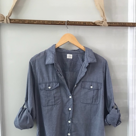 J. Crew end-on-end Camp Shirt in Perfect Fit - Picture 2 of 8